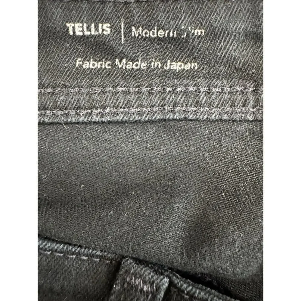 AG Adriano Goldschmied Men's Size 36x34 Black Tellis Modern Slim Jeans